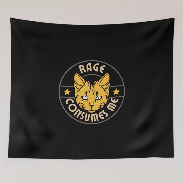 Item preview, Rage Consumes Me designed and sold by LuveraxArt.