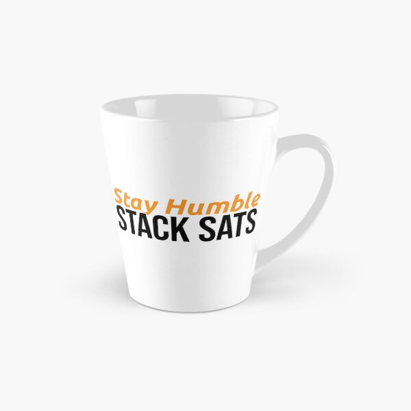 Item preview, Stay Humble Stack Sats — Bitcoin Crypto Gift designed and sold by SatoshiPress.