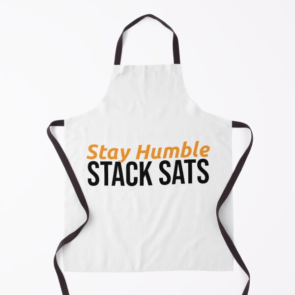 Item preview, Stay Humble Stack Sats — Bitcoin Crypto Gift designed and sold by SatoshiPress.