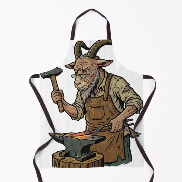 Item preview, Old-Time Goat Blacksmith designed and sold by pictranoosa.
