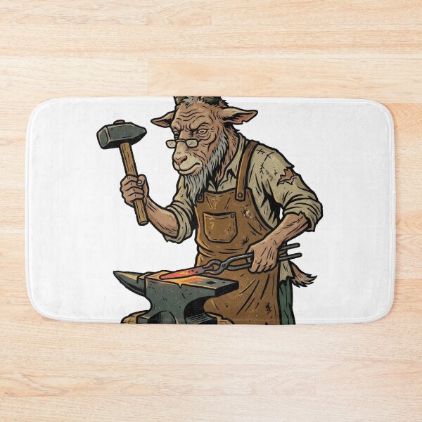 Item preview, Old-Time Goat Blacksmith designed and sold by pictranoosa.