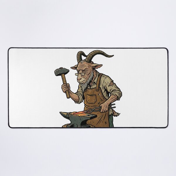 Item preview, Old-Time Goat Blacksmith designed and sold by pictranoosa.