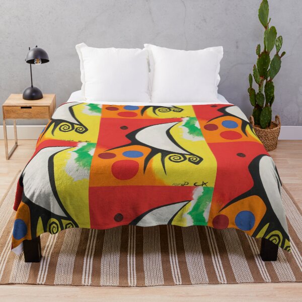 Item preview, Surreal Shapes Inspired by Joan Miró – Minimalist Colorful Modern Art designed and sold by Bondira-Spono.