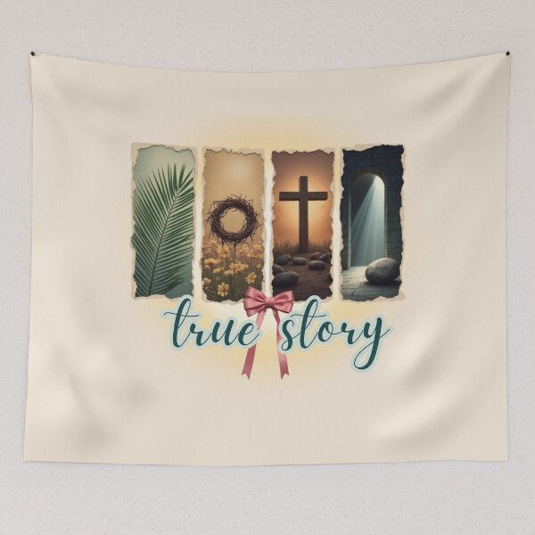 Item preview, True Story: Four Panels of Holy Week designed and sold by PriyaMagic.