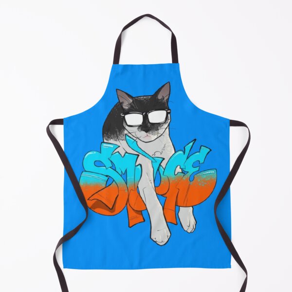 Item preview, Cute Cat Named Smudge Drawing Art designed and sold by Cat Haven & Rescue .