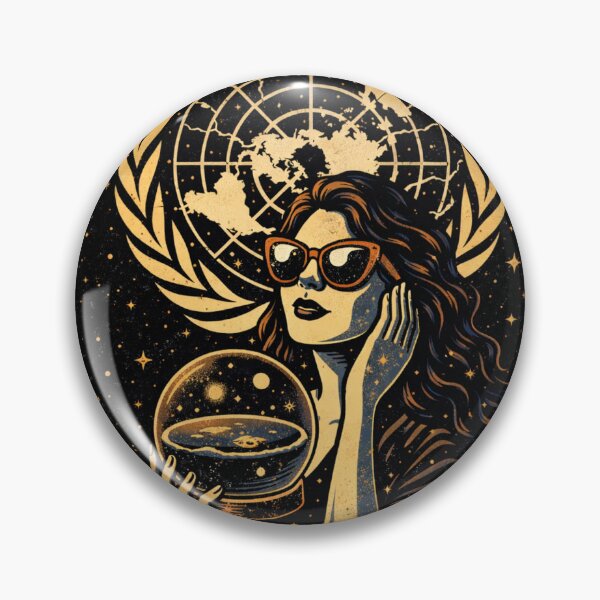 Item preview, The Earth Ain’t Round Girl | Flat Earth Meme Retro Conspiracy Poster designed and sold by Little Truths.