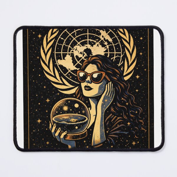 Item preview, The Earth Ain’t Round Girl | Flat Earth Meme Retro Conspiracy Poster designed and sold by Little Truths.