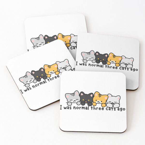 Item preview, I Was Normal Three Cats Ago Funny Cat Lover Shirt designed and sold by ThePurrfectPaws.