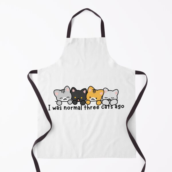 Item preview, I Was Normal Three Cats Ago Funny Cat Lover Shirt designed and sold by ThePurrfectPaws.