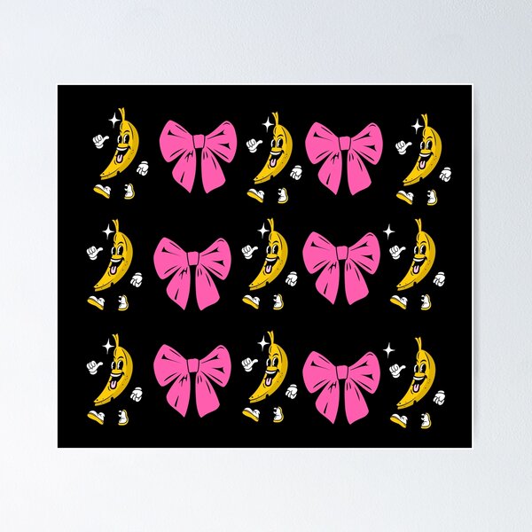 Item preview, Banana Coquette Bow Drip Kids Men Women Youth Boys Girls designed and sold by stylboutique.