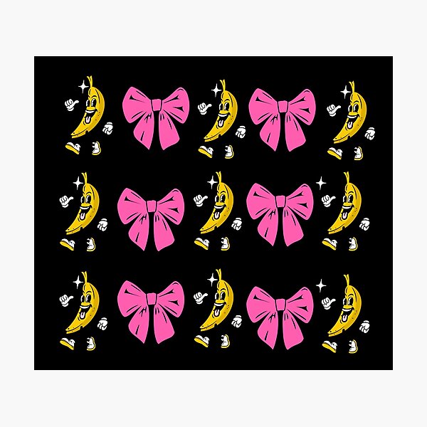 Item preview, Banana Coquette Bow Drip Kids Men Women Youth Boys Girls designed and sold by stylboutique.