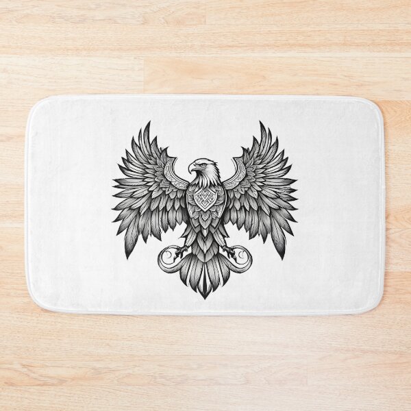 Item preview, Ornamental Eagle Line Art - 2 designed and sold by RELAX STATION.