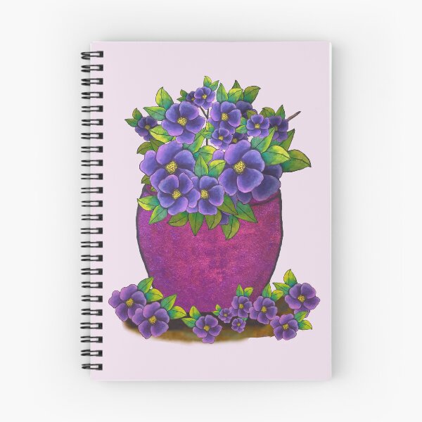 Aperçu de l'œuvre Violettes pourpres créée et vendue par Monique'sArtStudio.