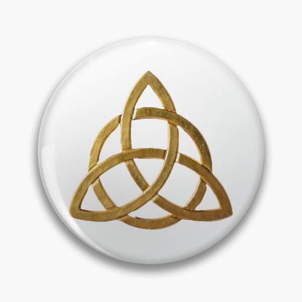 Item preview, Golden Triquetra: Ancient Trinity Knot of Protection designed and sold by MakarenaCreate.