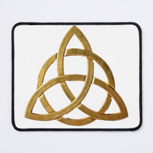 Item preview, Golden Triquetra: Ancient Trinity Knot of Protection designed and sold by MakarenaCreate.