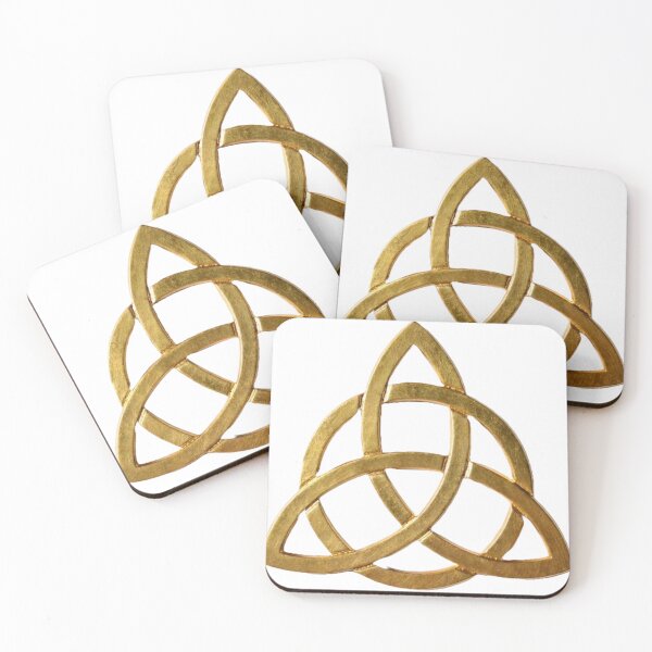 Item preview, Golden Triquetra: Ancient Trinity Knot of Protection designed and sold by MakarenaCreate.