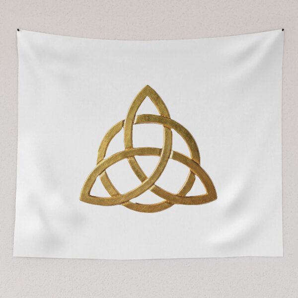 Item preview, Golden Triquetra: Ancient Trinity Knot of Protection designed and sold by MakarenaCreate.