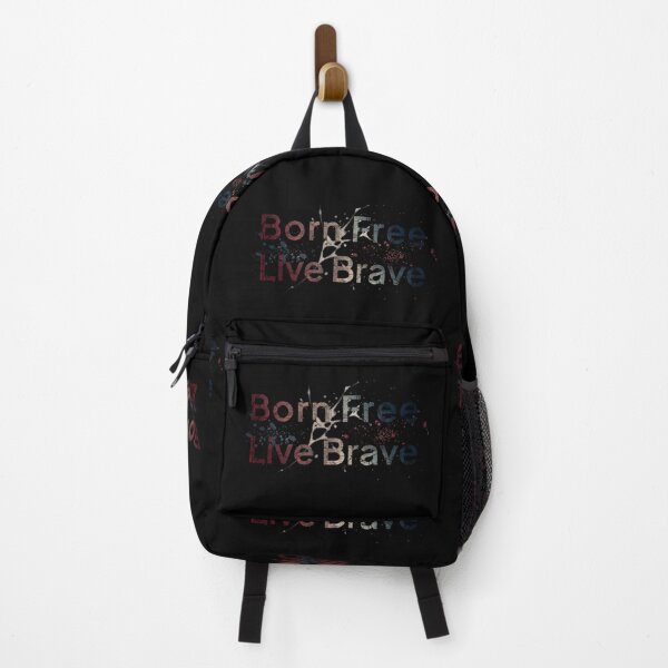 Item preview, Born Free Live Brave Quote designed and sold by DrTol.