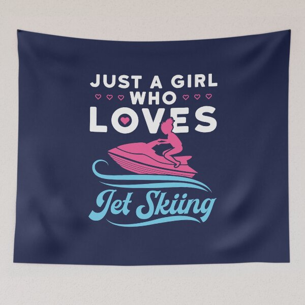 Item preview, Just a Girl Who Loves Jet Skiing Ski PWC Personal Watercraft designed and sold by jaygo.