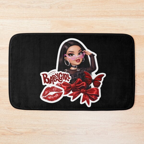 Item preview, Babygirl Aesthetic Doll – Coquette Red Bow Cute Girl Design designed and sold by Aura.Creative.