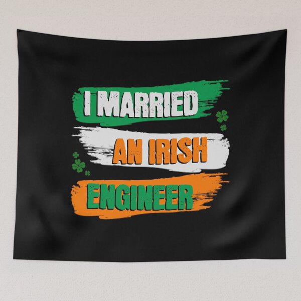 Item preview, I Married an Irish Engineer Funny St Paddys Day Costume designed and sold by stylboutique.