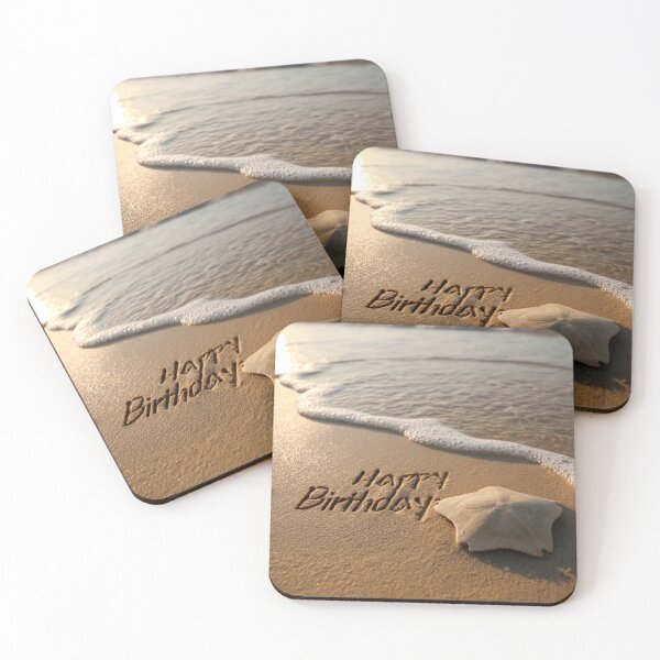 Item preview, Golden Hour Beach Birthday With Sand Dollar designed and sold by chase-thewave.