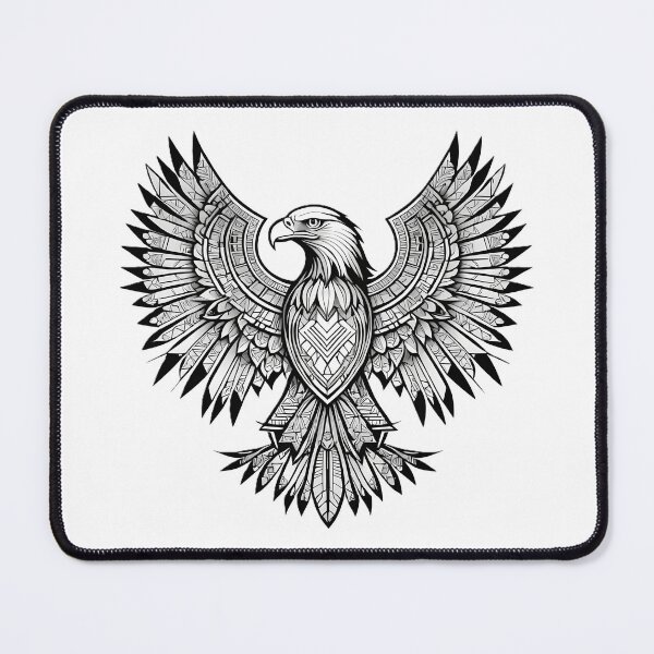 Item preview, Ornamental Eagle Line Art - 5 designed and sold by RELAX STATION.