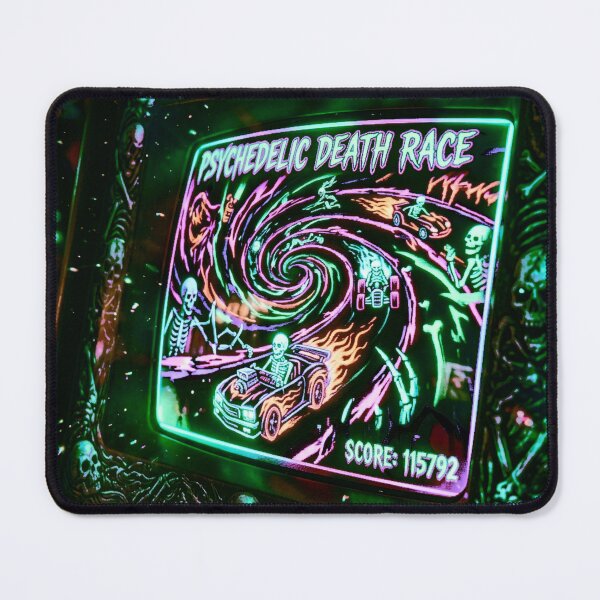 Item preview, Psychedelic Death Race - Retro Neon Arcade Skeletons designed and sold by TOTO GUYANA.