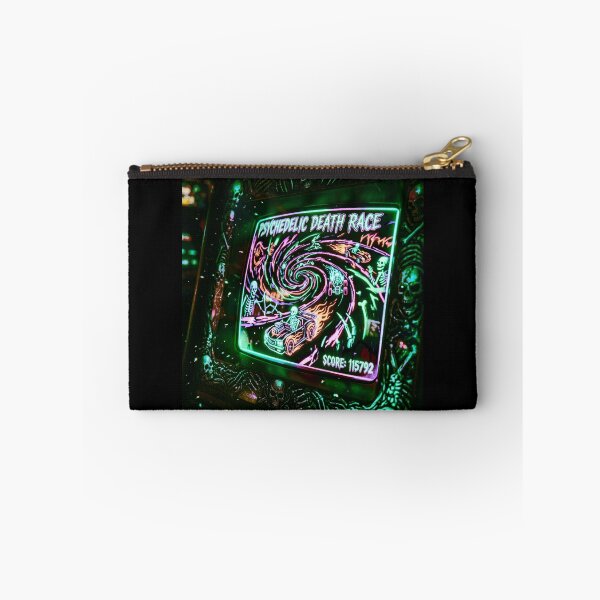Item preview, Psychedelic Death Race - Retro Neon Arcade Skeletons designed and sold by TOTO GUYANA.