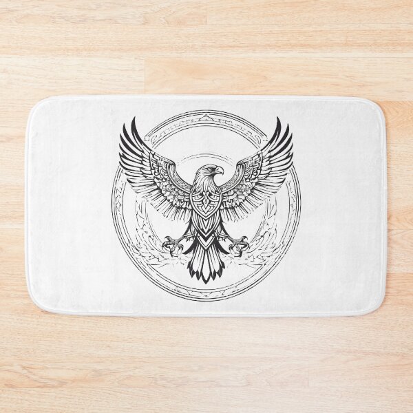 Item preview, Ornamental Eagle Line Art - 6 designed and sold by RELAX STATION.
