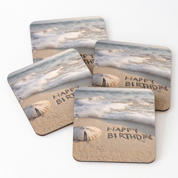 Item preview, Happy Birthday Inscribed Near Sea Shell designed and sold by chase-thewave.