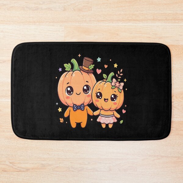 Item preview, Pumpkin Mr and Mrs Cute Kawaii Halloween designed and sold by sky11PP.