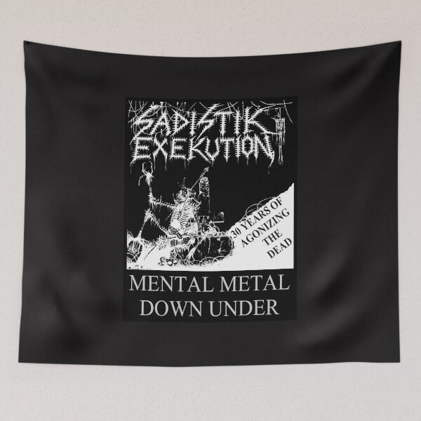 Item preview, Sadistik Exekution - Corpse on Grave Classic Design (B&W) T-Shirt..Anniversary  designed and sold by daveslave666.