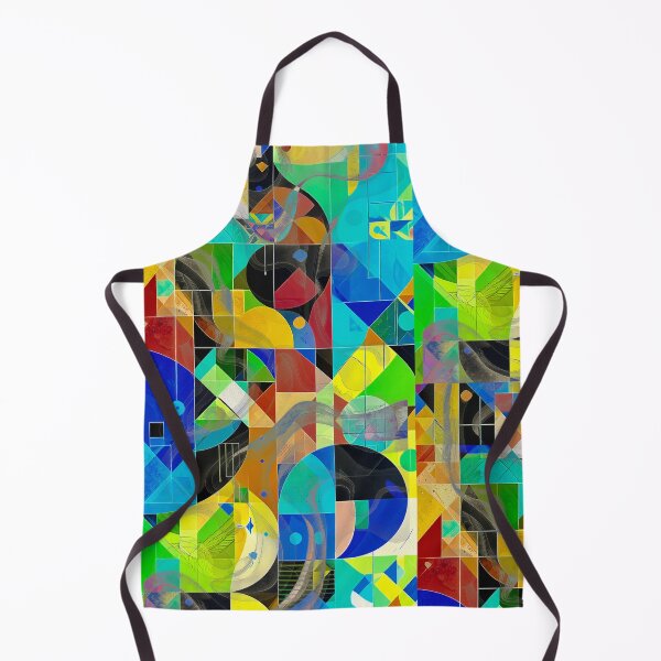 Item preview, Color Flow Mosaic – Geometric Abstract Composition designed and sold by NizuCaCi.