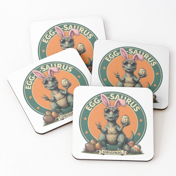 Item preview, Egg-A-Saurus – Funny Easter T-Rex Bunny Ears Design designed and sold by relso.
