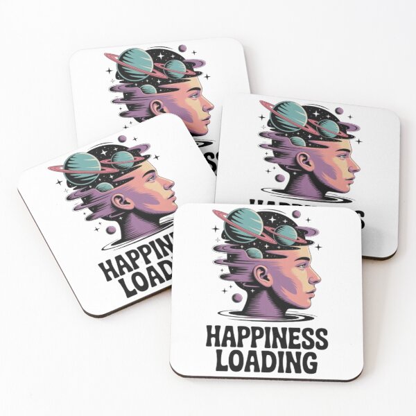 Item preview, Happiness Loading Cosmic Mind Retro Space Graphic designed and sold by NewUSShop.
