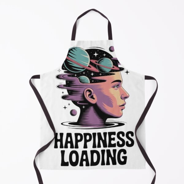 Item preview, Happiness Loading Cosmic Mind Retro Space Graphic designed and sold by NewUSShop.