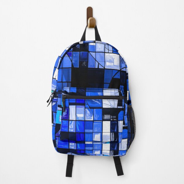 Item preview, Blue Mosaic Geometry – Modern Abstract Grid designed and sold by NizuCaCi.