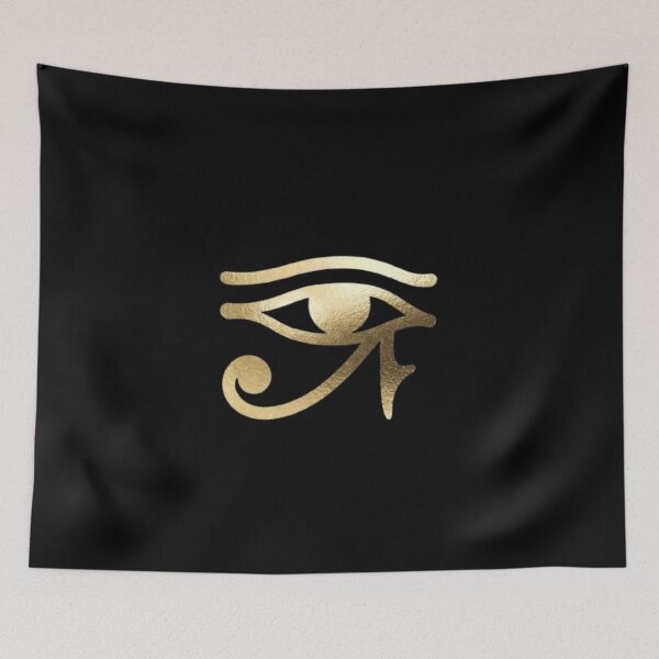Item preview, Eye of Horus: Golden Ancient Protection Symbol designed and sold by MakarenaCreate.