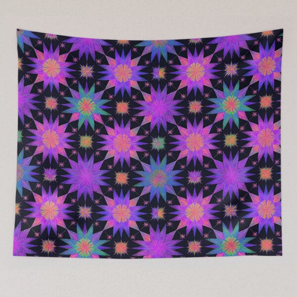 Item preview, Pattern - Blurple Stars designed and sold by Stacey Hallock.