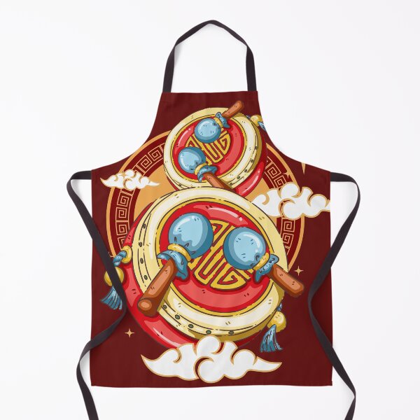 Item preview, Traditional Chinese Pellet Drum Illustration designed and sold by Snice18.