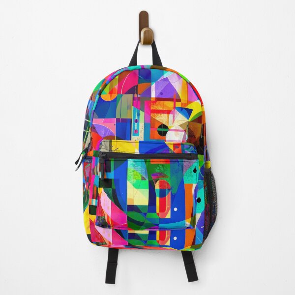 Item preview, Dynamic Color Geometry – Abstract Mosaic Structure designed and sold by NizuCaCi.