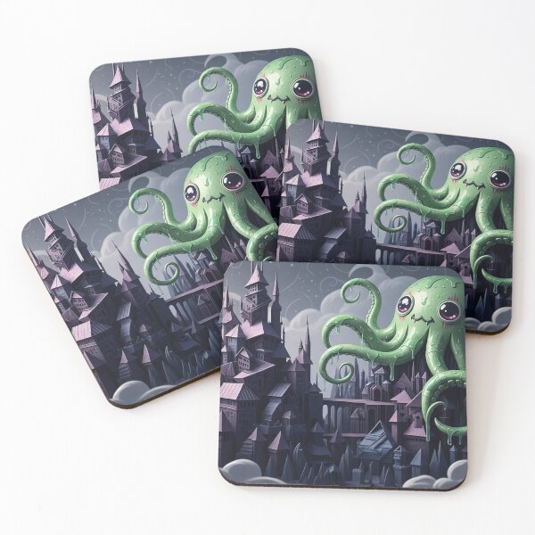 Item preview, Monster attacking New England city designed and sold by Cute&B.