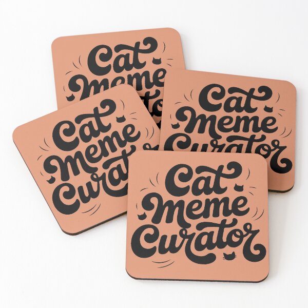Item preview, Cat Meme Curator Funny memes designed and sold by SusanaDesigns.