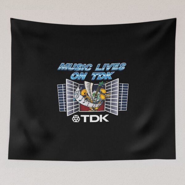 Item preview, Music Lives On Retro Boombox Tdk Cassette Tape Deck  designed and sold by BrendaMarlene4.