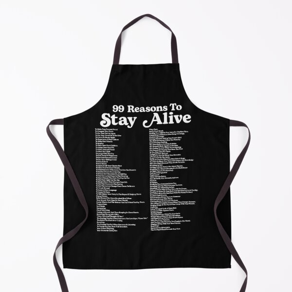 Item preview, 99 Reasons To Stay Alive Mental Health Cute Positive (BACK) designed and sold by LisaMCasares.