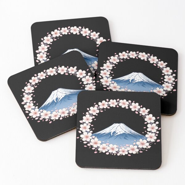 Item preview, Mount Fuji Sakura Halo – Japanese Spring Circle Design designed and sold by maaameee.