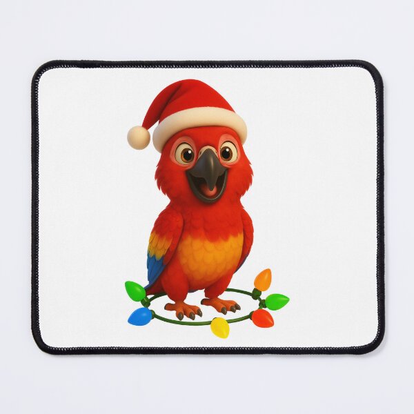 Item preview, Christmas Cuban Red Macaw designed and sold by Sillytoe.