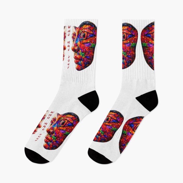 Item preview, Who Are You? – Psychedelic Mirror Faces Surreal Identity Art designed and sold by BigBobInk.