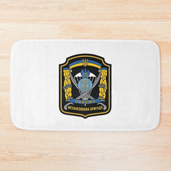 Item preview, Insignia of the 15th Separate Mechanized Brigade of the Ukrainian Ground Forces designed and sold by CharlieDesings.